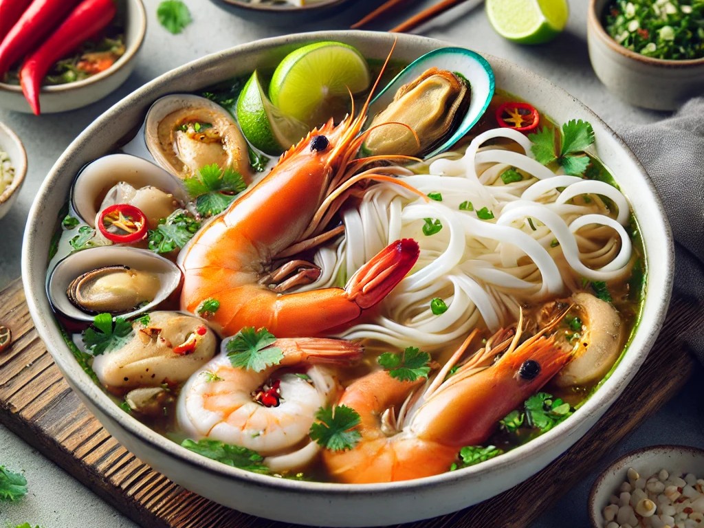 Seafood pho